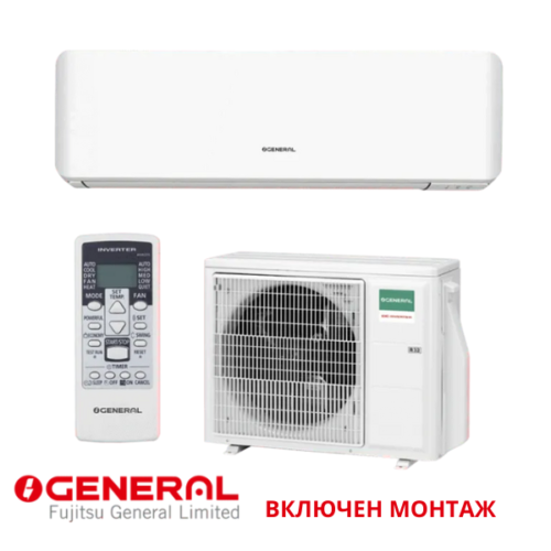 Хиперинверторен Климатик General Fujitsu 12 KGTE/KGTG С Включен Монтаж